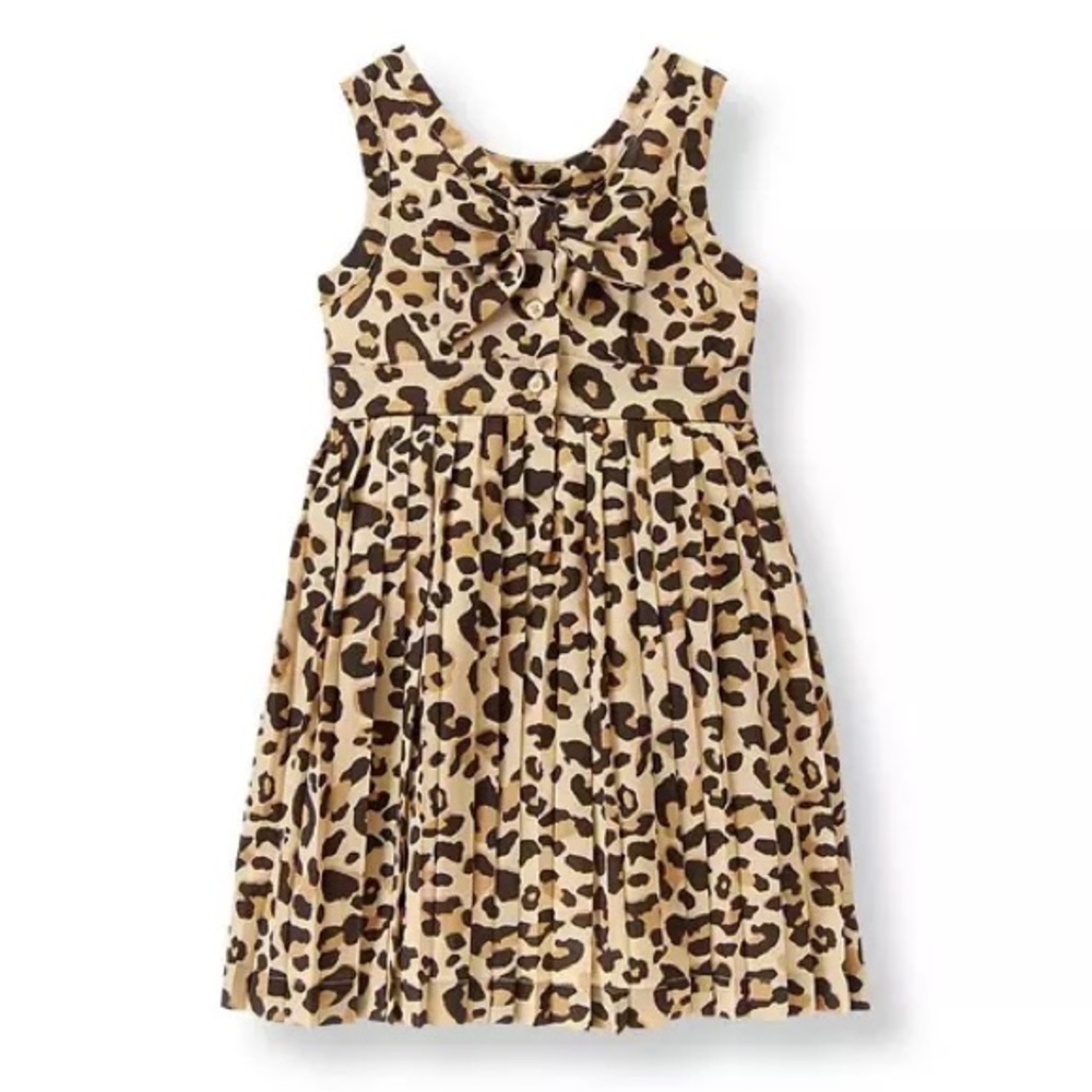 Janie and Jack Leopard Print Dress baby girl size 6 months to 12 months